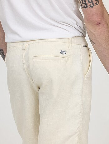 Lee Cooper - Short NARO Écru