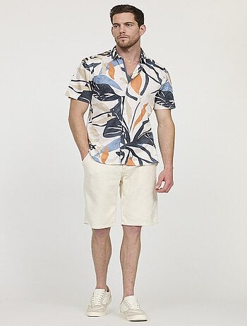 Lee Cooper - Short NARO Écru