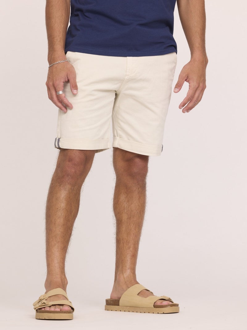Lee Cooper - Short NARO Ivory Beige - Kiabi