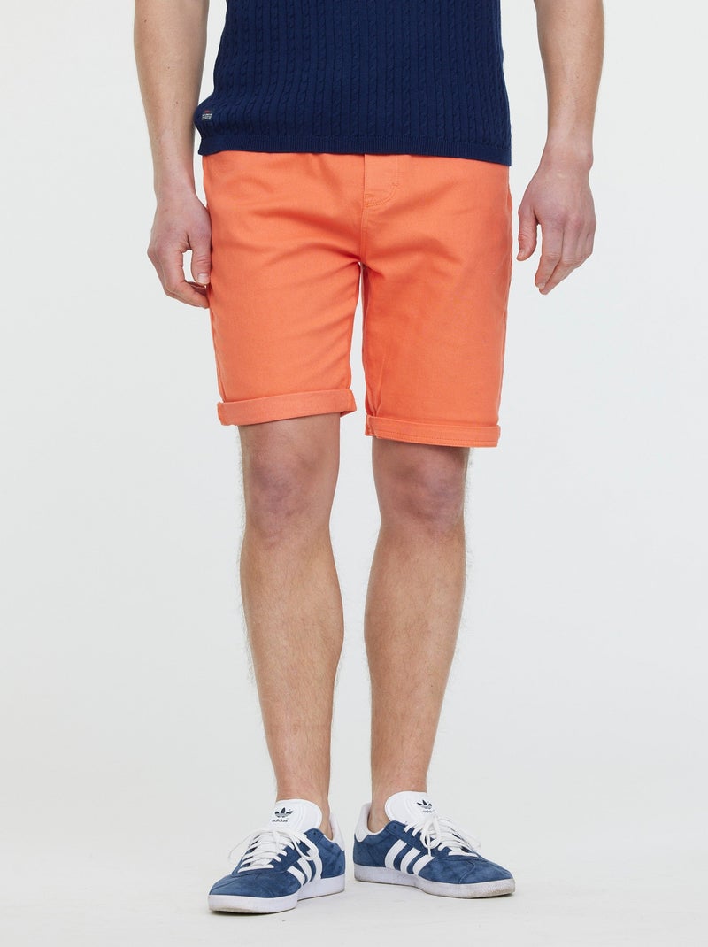 Lee Cooper - Short NAZRI Melon Orange - Kiabi
