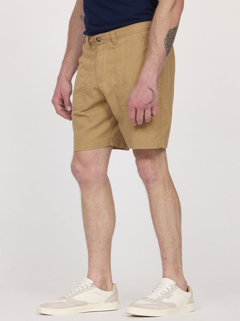 Lee Cooper - Short NINO Caramel Marron - Kiabi