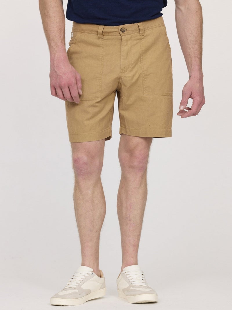 Lee Cooper - Short NINO Caramel Marron - Kiabi