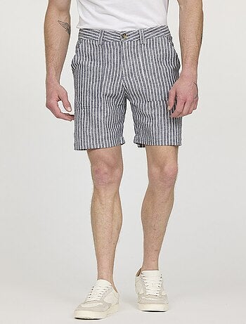 Lee Cooper - Short NINO Navy stripes