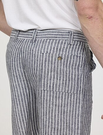 Lee Cooper - Short NINO Navy stripes