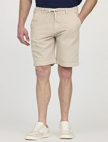 Lee Cooper - Short NOAM Écru