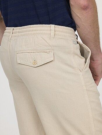 Lee Cooper - Short NOAM Écru