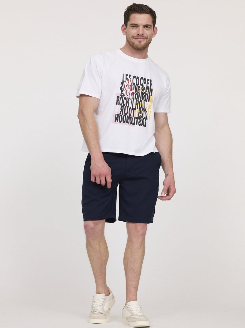 Lee Cooper - Short NOAM Bleu marine Bleu - Kiabi