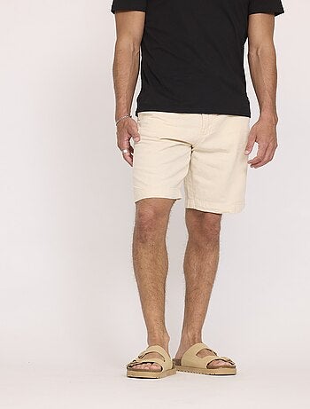 Lee Cooper - Short NOAM Écru