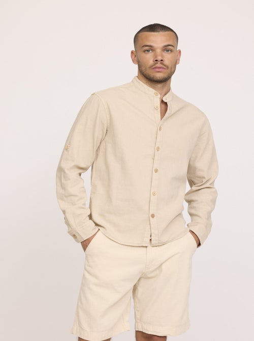 Lee Cooper - Short NOAM Écru - Kiabi