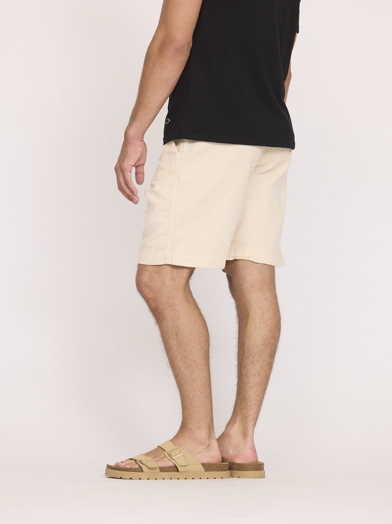 Lee Cooper - Short NOAM Écru Ivoire - Kiabi