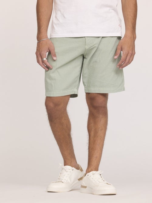 Lee Cooper - Short NOAM Green stoned - Kiabi