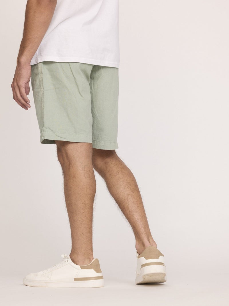 Lee Cooper - Short NOAM Green stoned Vert - Kiabi
