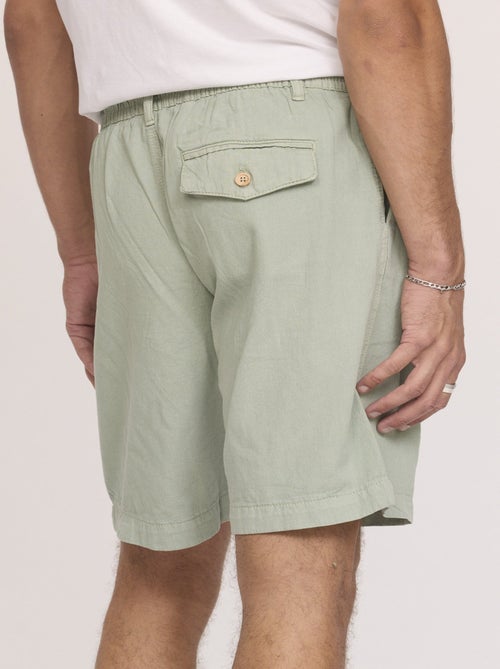 Lee Cooper - Short NOAM Green stoned - Kiabi