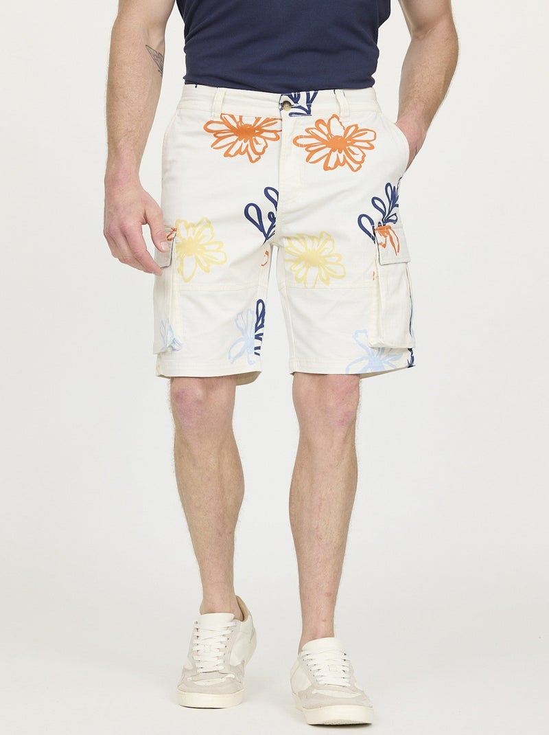 Lee Cooper - Short NOCK Aop fleur Multicolore - Kiabi