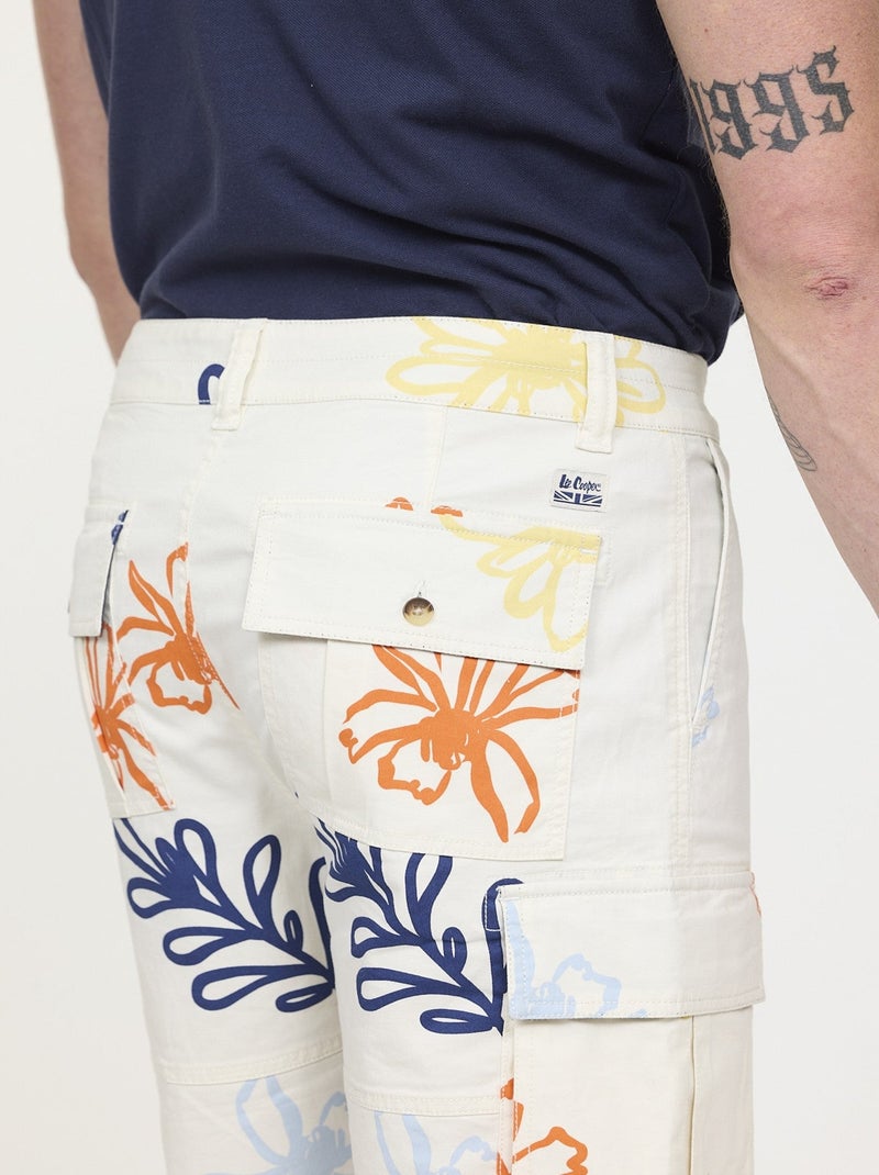 Lee Cooper - Short NOCK Aop fleur Multicolore - Kiabi
