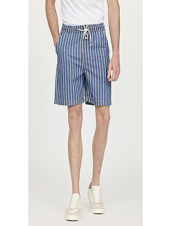 Lee Cooper - Short NORY Light Blue stripes