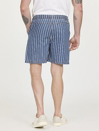 Lee Cooper - Short NORY Light Blue stripes