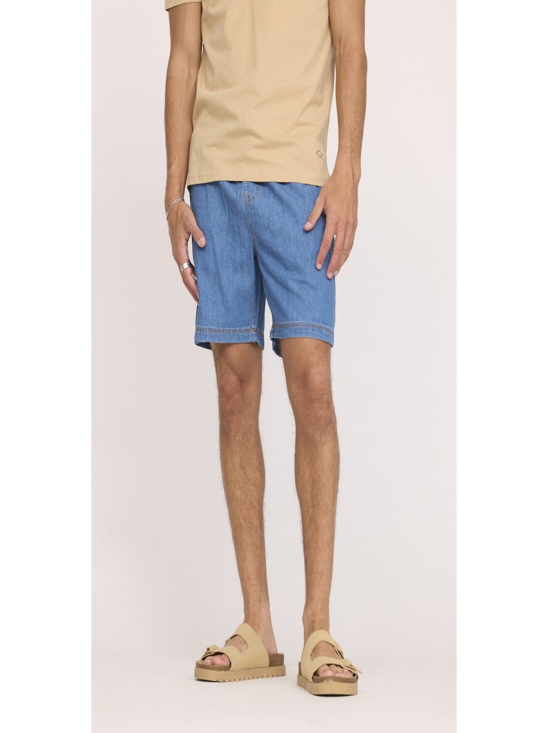 Lee Cooper - Short NORY Vintage Blue Bleu - Kiabi