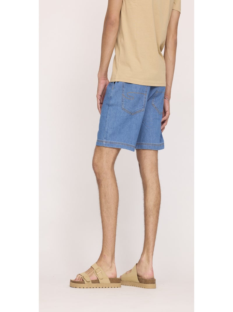 Lee Cooper - Short NORY Vintage Blue Bleu - Kiabi