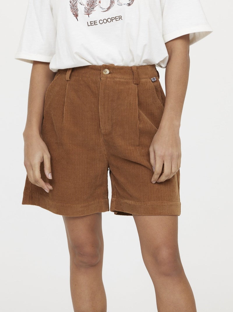 Lee Cooper - Short NYLIA Camel Beige - Kiabi
