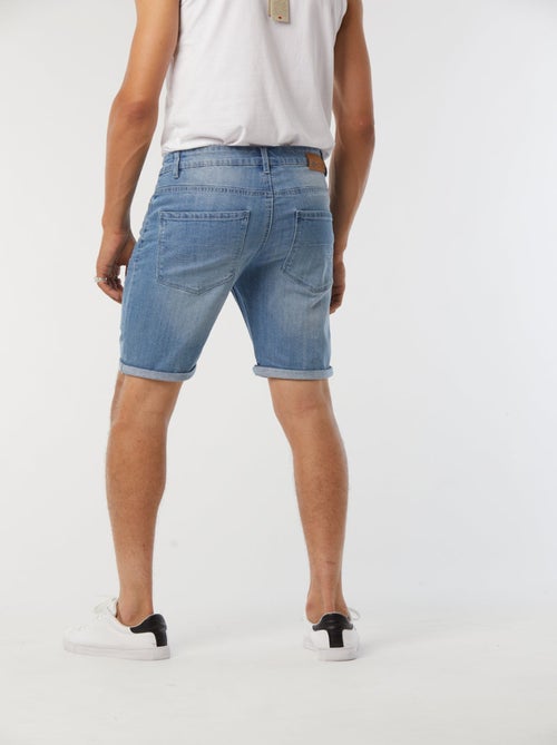 Lee Cooper - Shorts NANOT Light medium blue brushed - Kiabi