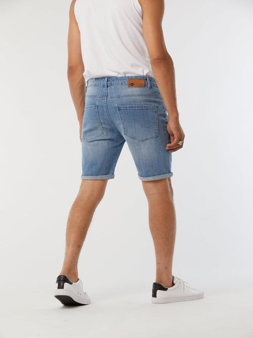 Lee Cooper - Shorts NANOT Light medium blue brushed - Kiabi