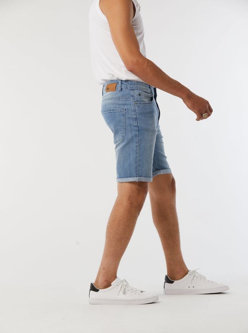 Lee Cooper - Shorts NANOT Light medium blue brushed - Kiabi