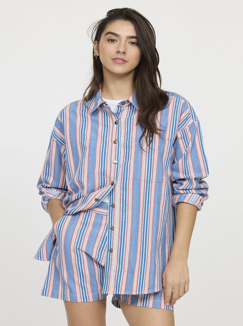 Lee Cooper - Surchemise DALINE Bleu roi - Kiabi