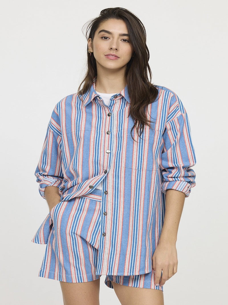 Lee Cooper - Surchemise DALINE Bleu roi Bleu - Kiabi