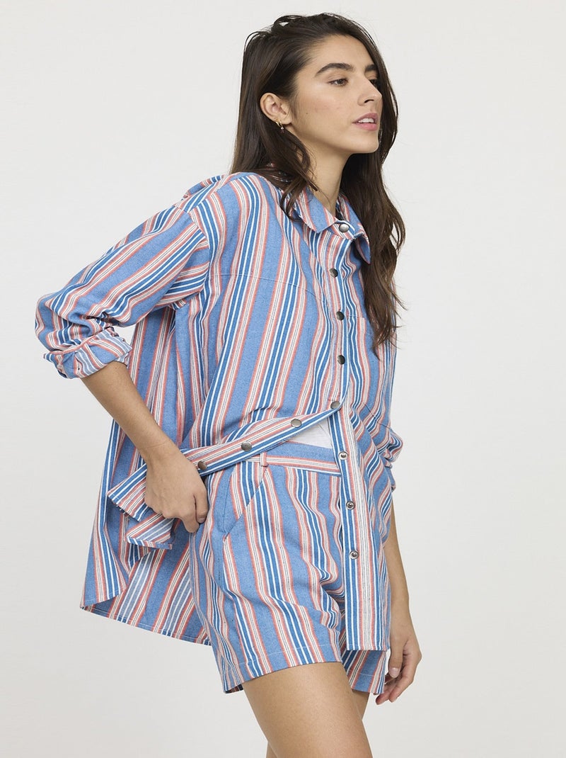 Lee Cooper - Surchemise DALINE Bleu roi Bleu - Kiabi