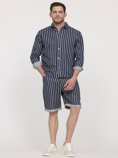 Lee Cooper - Surchemise DOPILO Brut stripes - Kiabi