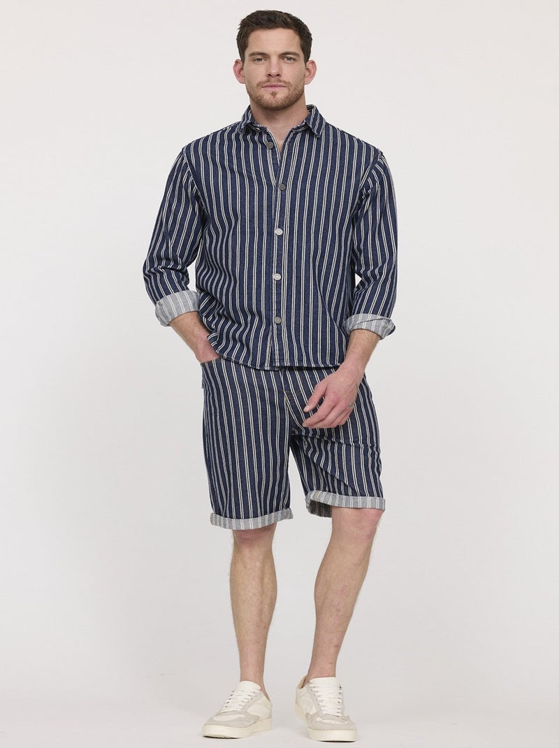 Lee Cooper - Surchemise DOPILO Brut stripes Multicolore - Kiabi