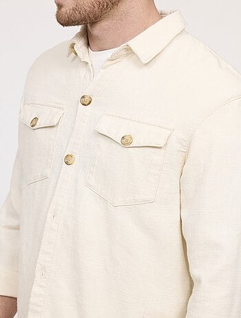 Lee Cooper - Surchemise DOPILO Écru