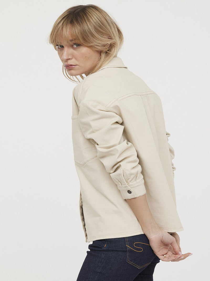 Lee Cooper - Surchemise DRISTEL Cream Beige - Kiabi