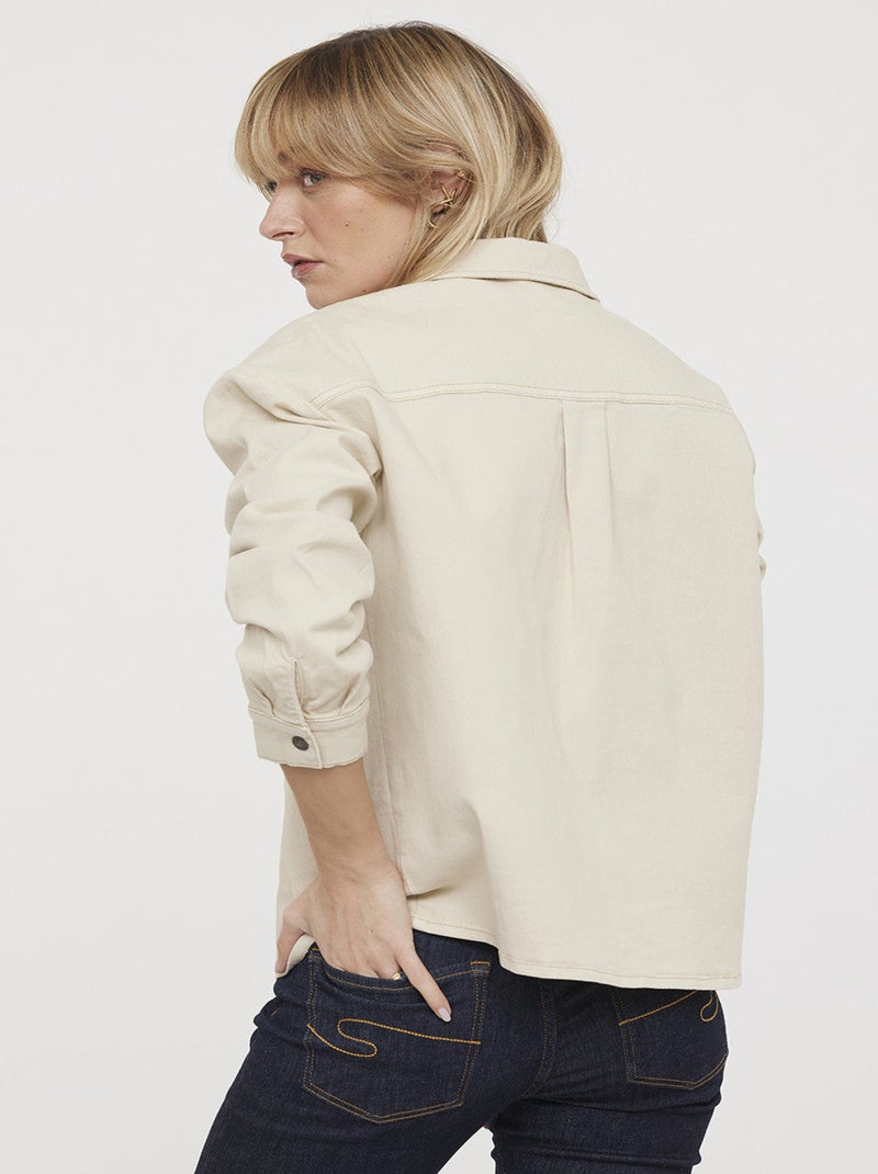 Lee Cooper - Surchemise DRISTEL Cream Beige - Kiabi