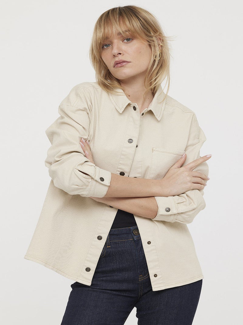 Lee Cooper - Surchemise DRISTEL Cream Beige - Kiabi