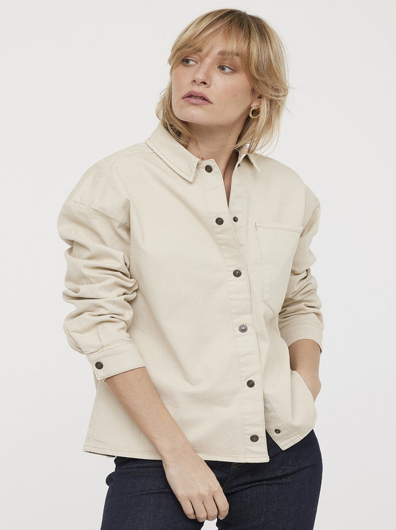 Lee Cooper - Surchemise DRISTEL Cream Blanc - Kiabi