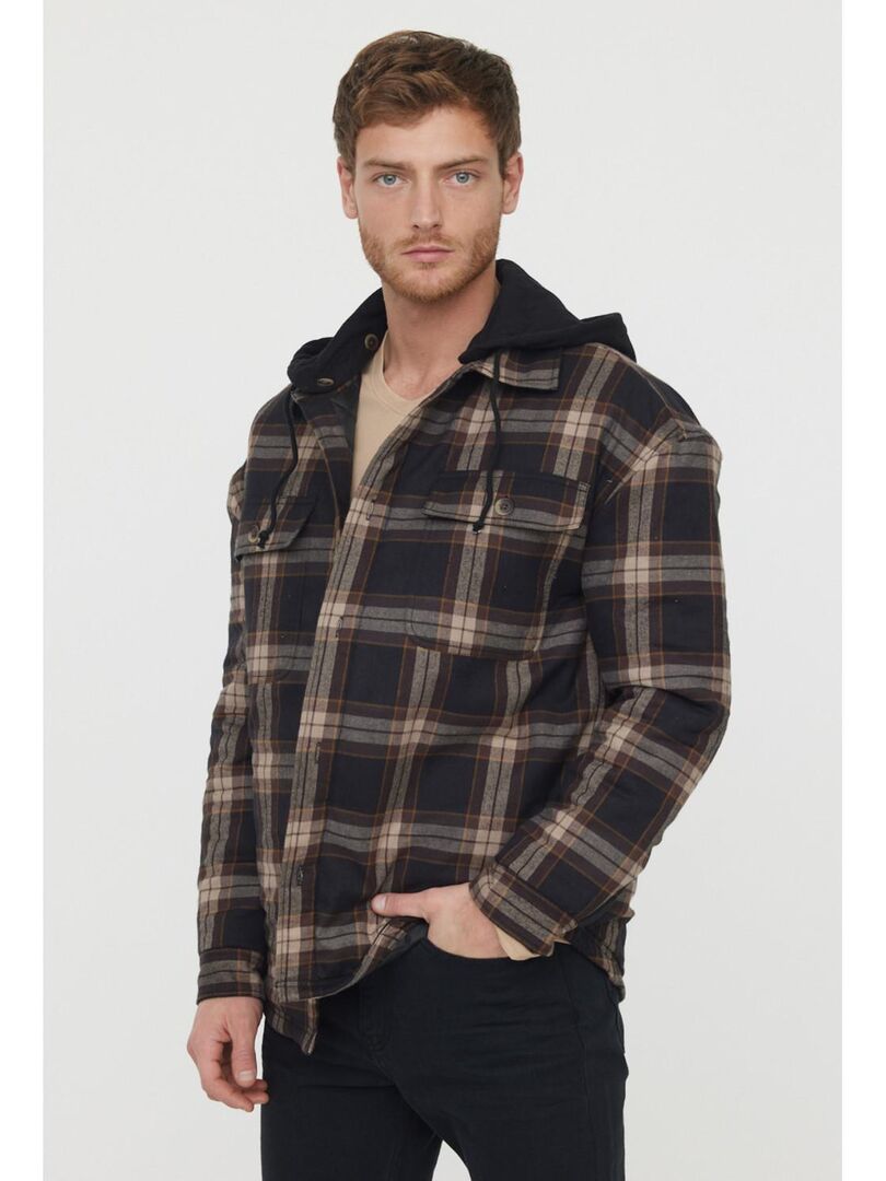 Surchemise (chemise-shirt) Lee Pour Homme – Taille M, Noir – 100% Coton, Manches Longues – Neuf Sans étiquettes