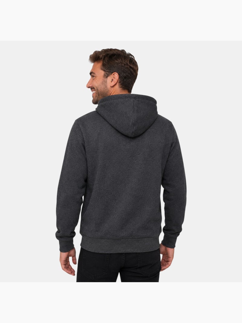 Lee cooper - sweat à capuche 2 couleurs homme gris anthracite - Kiabi