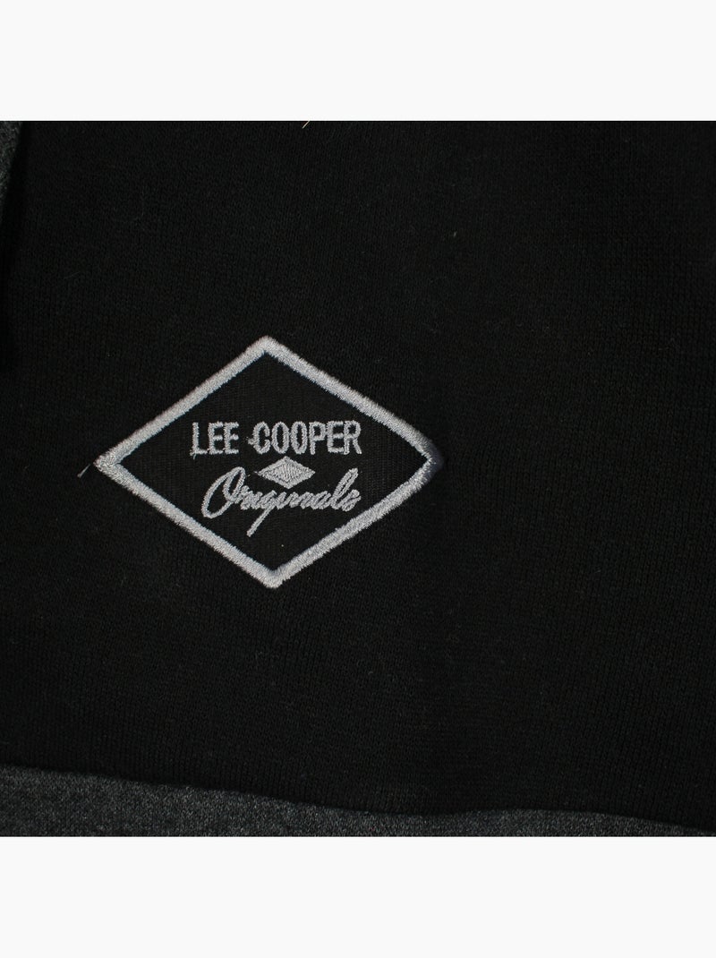 Lee cooper - sweat à capuche 2 couleurs homme gris anthracite - Kiabi