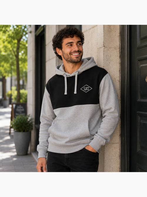 Lee cooper - sweat à capuche 2 couleurs homme - Kiabi Lee cooper - sweat à capuche 2 couleurs homme - Kiabi