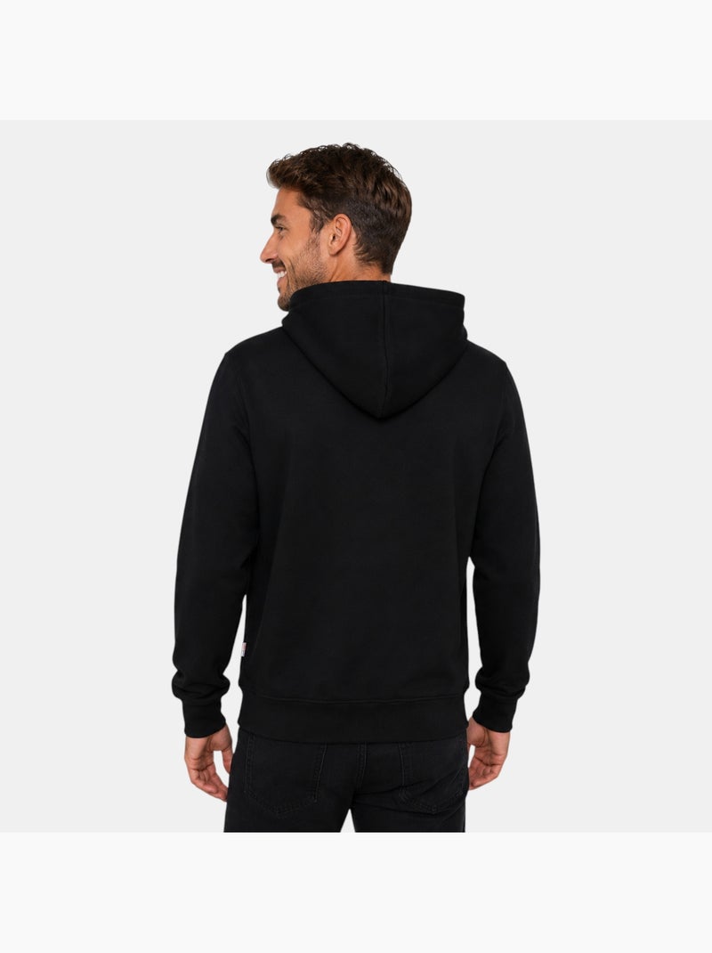Lee cooper - sweat à capuche 2 couleurs homme Noir - Kiabi