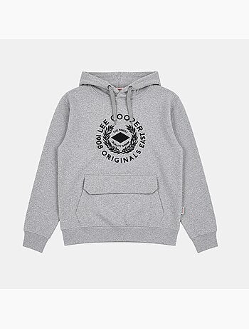 Lee cooper - sweat à capuche à cordon de serrage, manches longues et poche kangourou