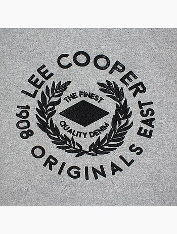 Lee cooper - sweat à capuche à cordon de serrage, manches longues et poche kangourou