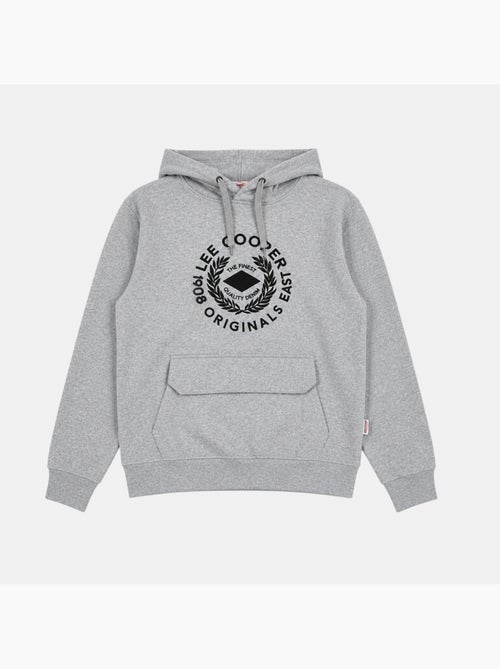 Lee cooper - sweat à capuche à cordon de serrage, manches longues et poche kangourou - Kiabi Lee cooper - sweat à capuche à cordon de serrage, manches longues et poche kangourou - Kiabi