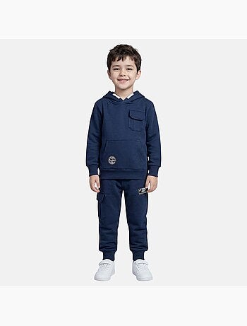 Lee Cooper - Sweat à capuche avec poche et pantalon de jogging