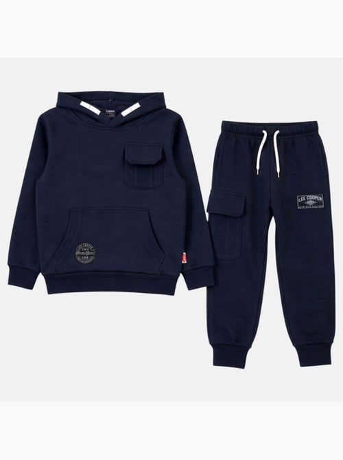 Lee Cooper - Sweat à capuche avec poche et pantalon de jogging - Kiabi