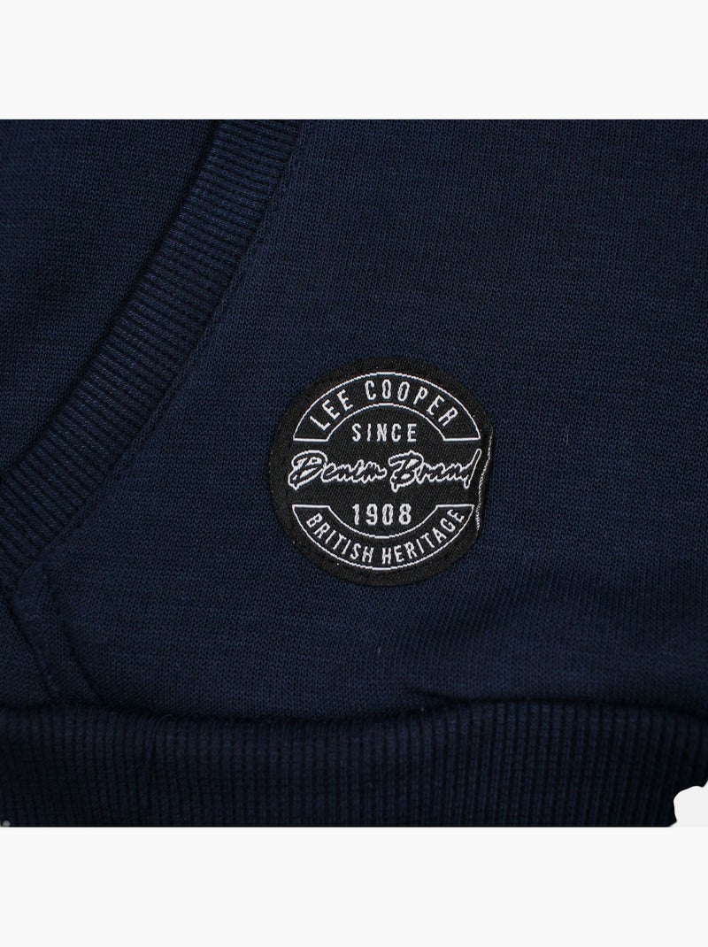 Lee Cooper - Sweat à capuche avec poche et pantalon de jogging Bleu marine - Kiabi