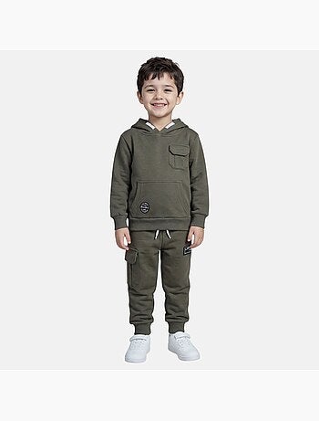 Lee Cooper - Sweat à capuche avec poche et pantalon de jogging
