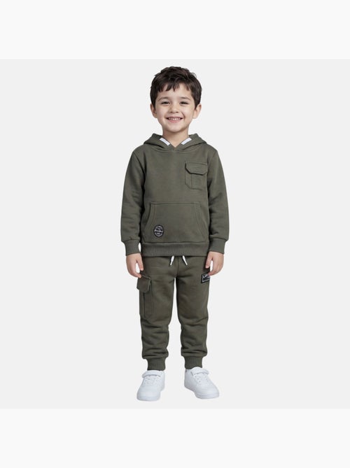 Lee Cooper - Sweat à capuche avec poche et pantalon de jogging - Kiabi Lee Cooper - Sweat à capuche avec poche et pantalon de jogging - Kiabi